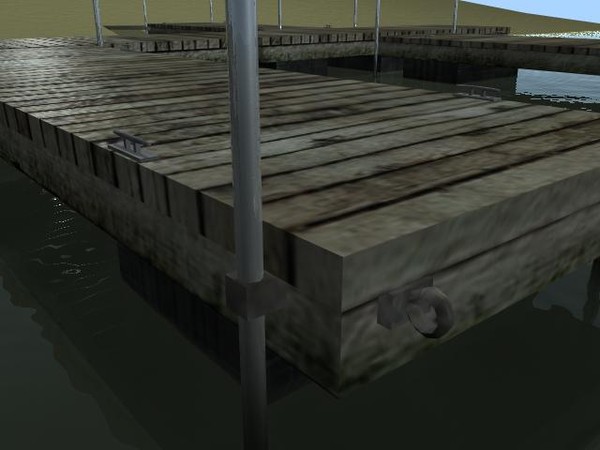 log cabin dock combo 3d obj - Log Cabin--Boat Dock GAME READY 360 View by Monkey Wrench